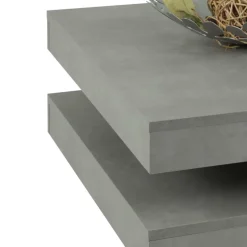 Wohnen Drehbarer Sofatisch in Beton Optik - California