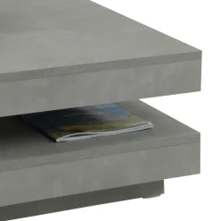 Wohnen Drehbarer Sofatisch in Beton Optik - California