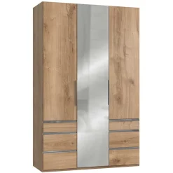 Drehtürenschrank in Plankeneiche - Dagidoyo^Wohnen Discount