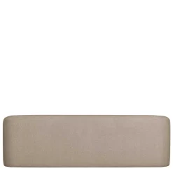 Wohnen Dreisitzer Couch aus Chenille in Beige - Chake