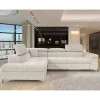 Wohnen Dreisitzer Funktionscouch in Cremeweiß - Cryptos