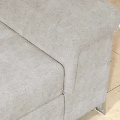 Wohnen Dreisitzer Funktionscouch in Cremeweiß - Cryptos