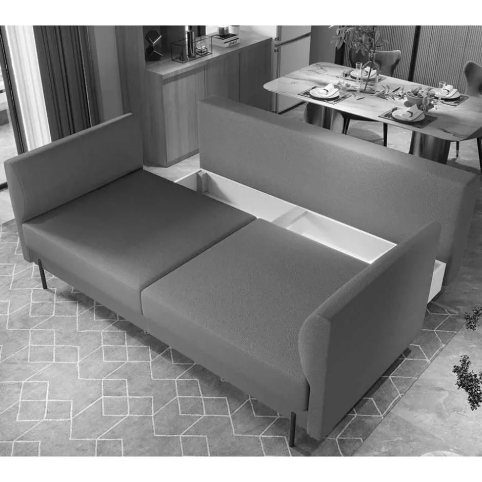 Wohnen Dreisitzer Sofa mit 140x200 Bettfunktion - Nelida