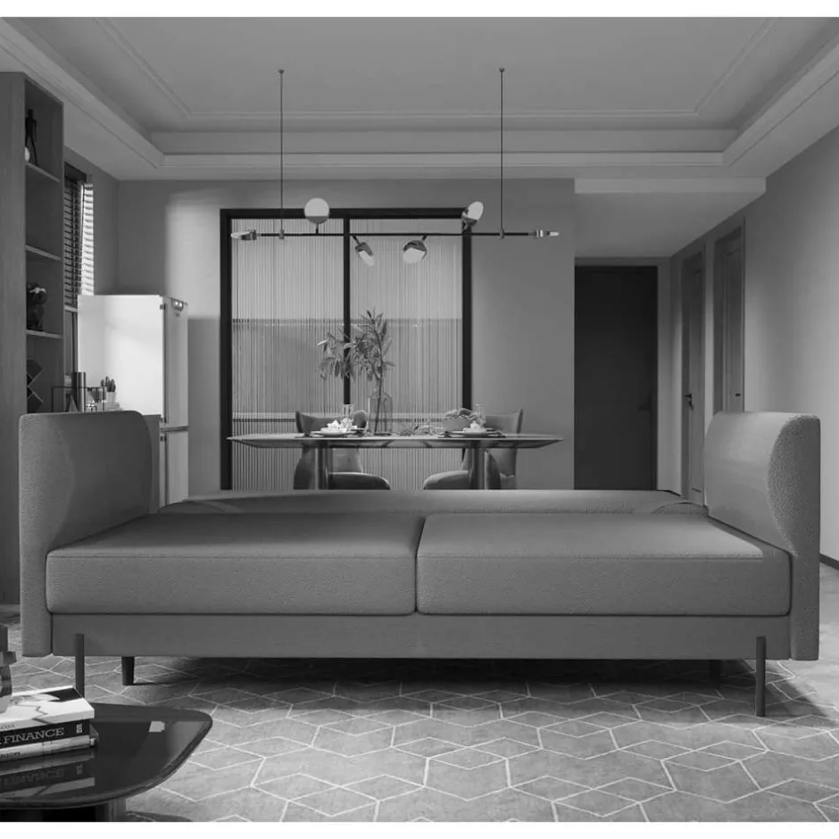 Wohnen Dreisitzer Sofa mit 140x200 Bettfunktion - Nelida