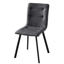 Wohnen Dunkelgraue Essstühle in Modern - Nicoleta (2er Set)