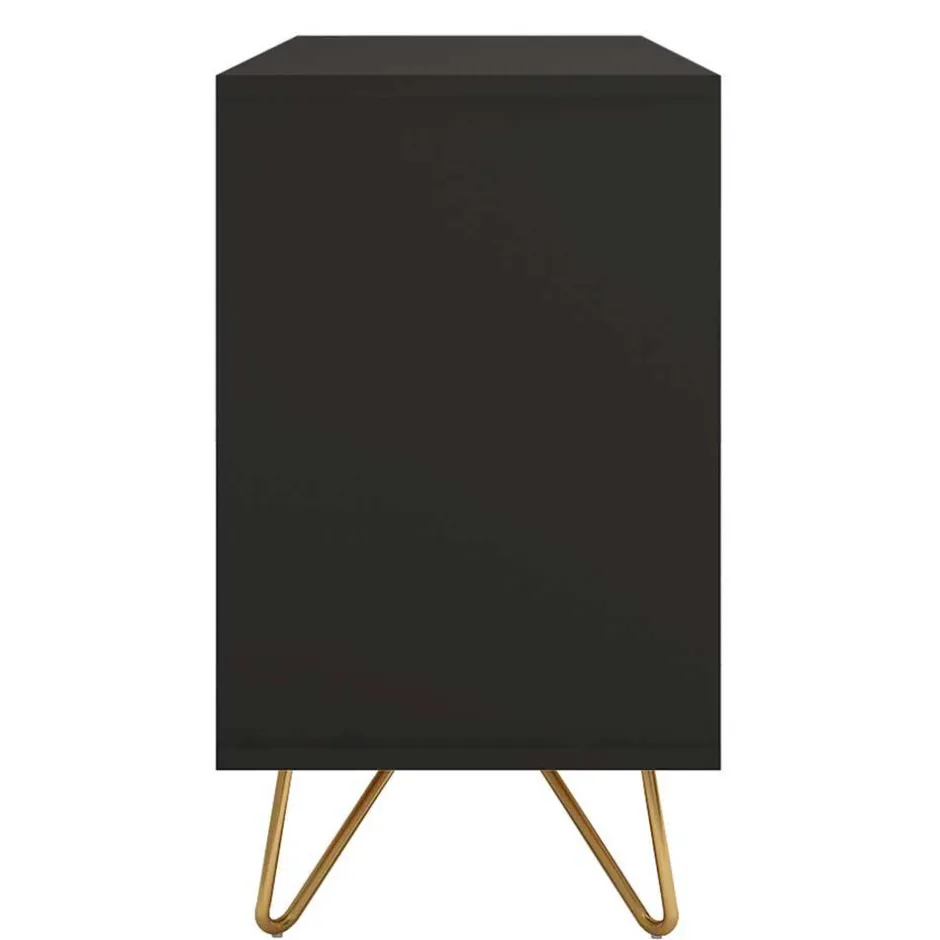 Dunkelgraue Kommode im Skandinavischen Stil - Palium^Wohnen Clearance