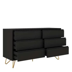 Dunkelgraue Kommode im Skandinavischen Stil - Palium^Wohnen Clearance