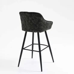 Dunkelgrauer Barstuhl mit 74 cm Sitzhöhe - Complice (2er Set)^Wohnen Sale