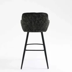 Dunkelgrauer Barstuhl mit 74 cm Sitzhöhe - Complice (2er Set)^Wohnen Sale