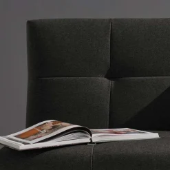 Wohnen Dunkelgraues Faltsofa aus Velours - Jacksons