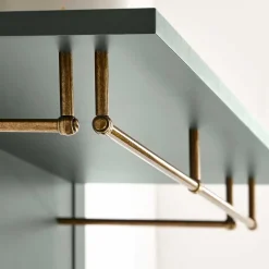 Wohnen Dunkelgrüne Flurmöbel Kombination - Niestov (vierteilig)