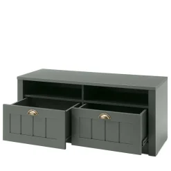 Wohnen Dunkelgrüne Flurmöbel Kombination - Niestov (vierteilig)