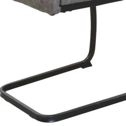 Dunkle Essgruppe mit Schwingstühlen - Basilico (fünfteilig)^Wohnen