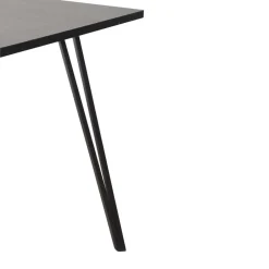 Dunkle Essgruppe mit Schwingstühlen - Basilico (fünfteilig)^Wohnen