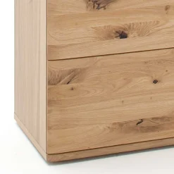 Wohnen Echtholz Sideboard in Eiche Bianco - Crokas