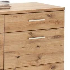 Wohnen Echtholz Sideboard in Eiche Bianco - Crokas