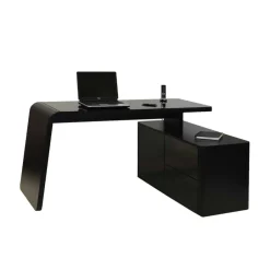 Eck PC Schreibtisch Cigemba in Schwarz^Wohnen Clearance