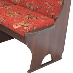 Eckbank Set in Nussbaum Braun mit Rot - Baltymore (vierteilig)^Wohnen Online