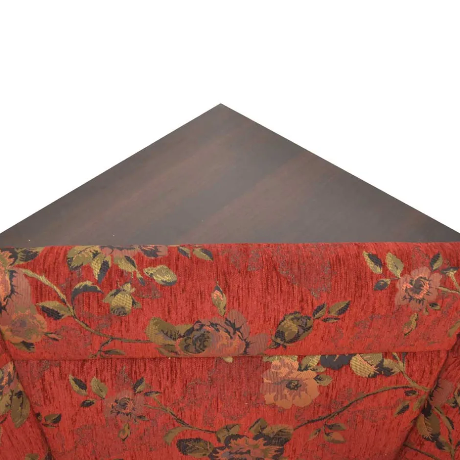 Eckbank Set in Nussbaum Braun mit Rot - Baltymore (vierteilig)^Wohnen Online