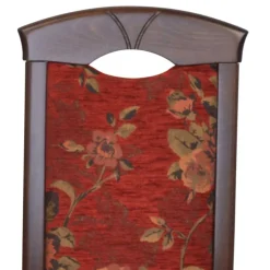 Eckbank Set in Nussbaum Braun mit Rot - Baltymore (vierteilig)^Wohnen Online