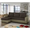 Wohnen Eckbettsofa in Braun und Beige - Rodaris