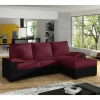 Wohnen Eckcouch in Magenta und Schwarz - Piratro