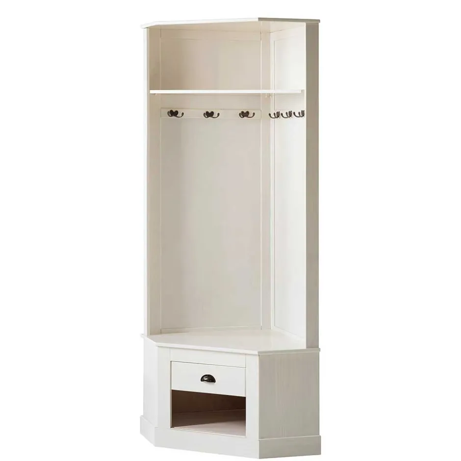 Eckgarderobe in Weiß - Cianova^Wohnen Clearance