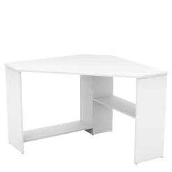 Wohnen Eckschreibtisch in Weiß - 80x73x80 cm - Jetta