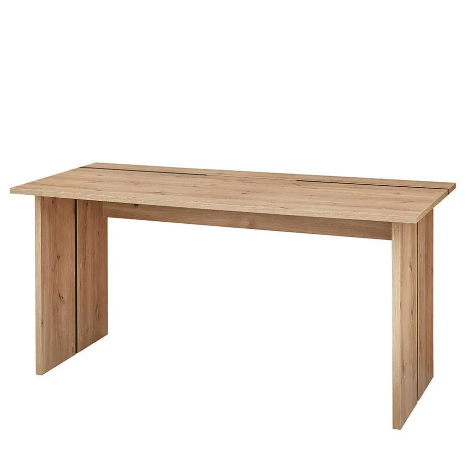 Wohnen Eckschreibtisch teilmassiv - Emly