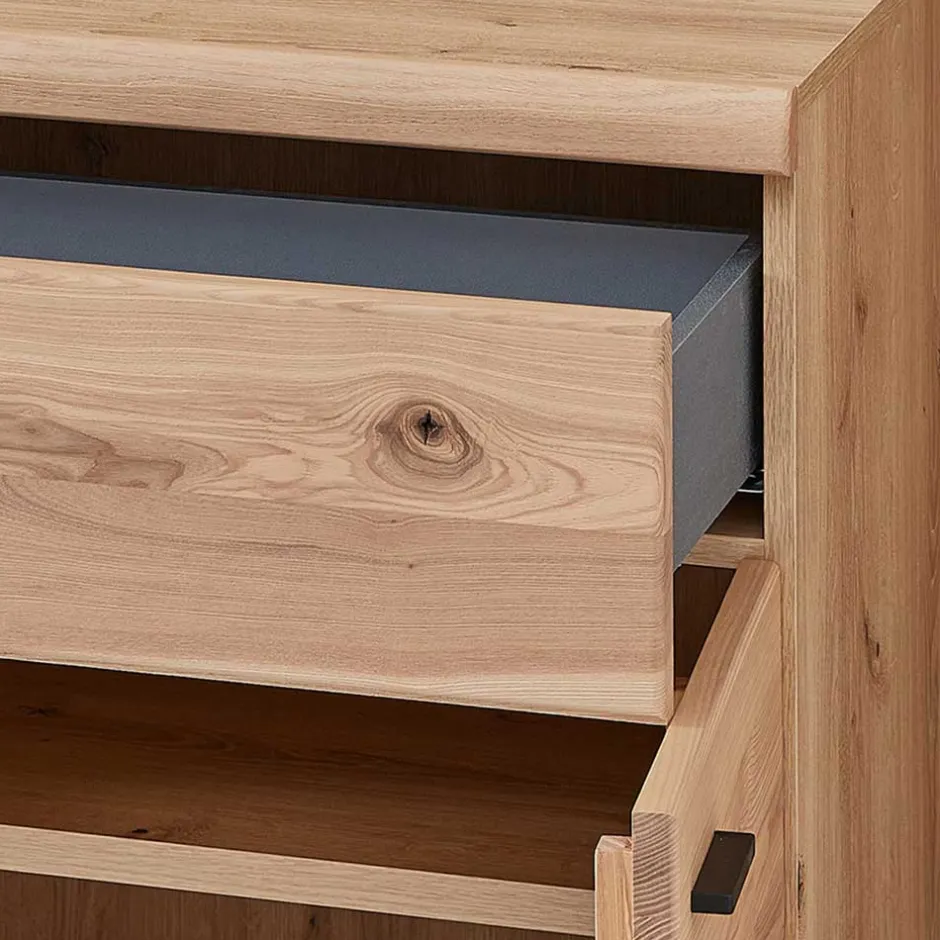 Wohnen Eckschreibtisch teilmassiv - Emly