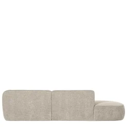 Wohnen Ecksofa in Beige Webstoffbezug - Mauricios
