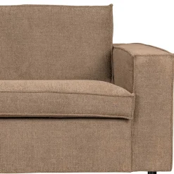 Wohnen Ecksofa in Hellbraun Webstoff - Malott