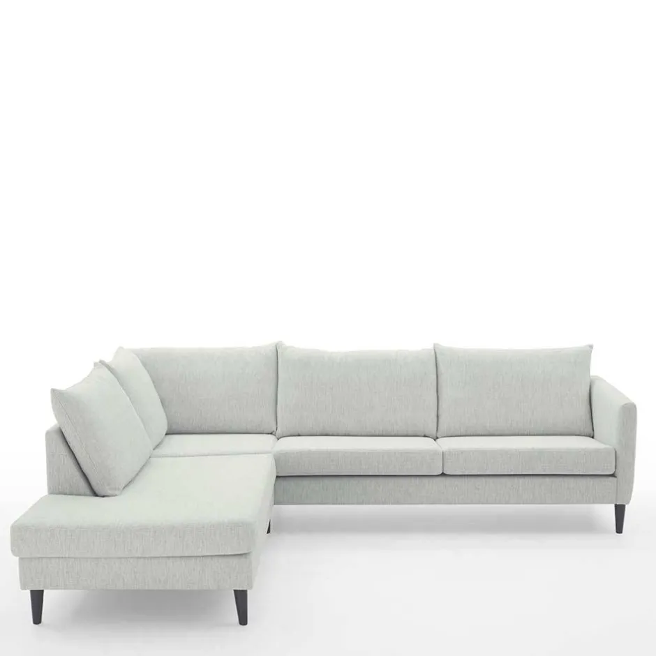Wohnen Ecksofa L-Couch in Offwhite - Udessa