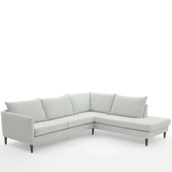 Wohnen Ecksofa L-Couch in Offwhite - Udessa