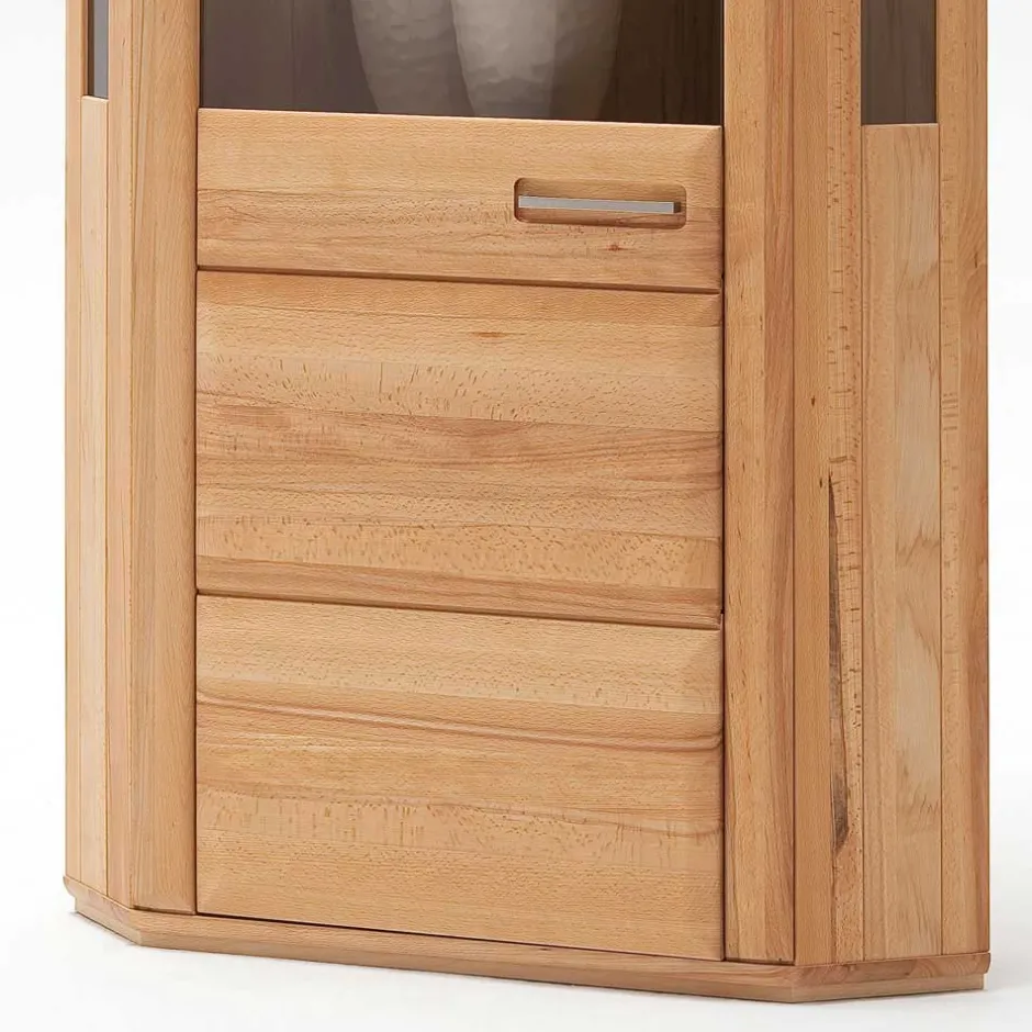 Eckvitrine Athias aus Kernbuche^Wohnen