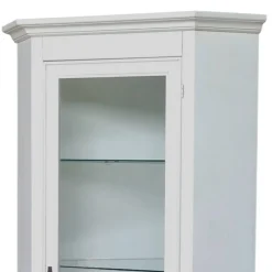 Eckvitrine in Antikweiß - Annot^Wohnen New