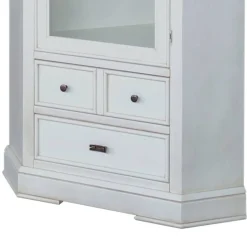 Eckvitrine in Antikweiß - Annot^Wohnen New