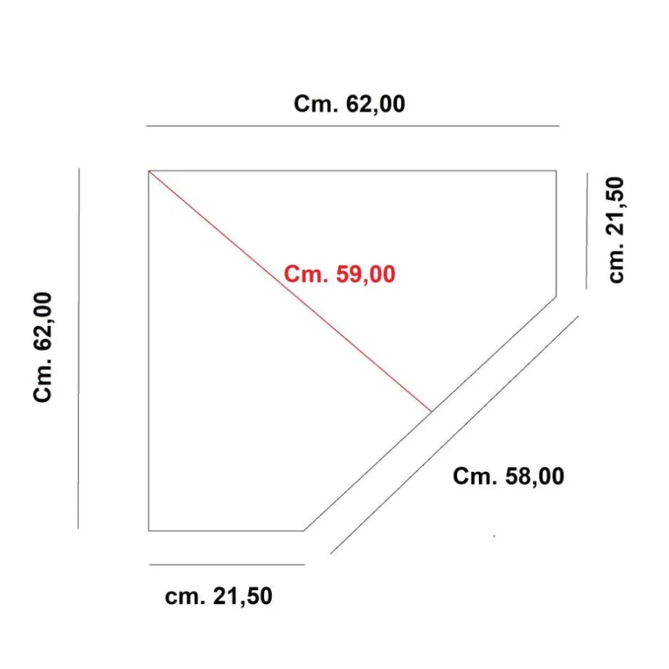 Eckvitrine in Walnussfarben Antik - Istefanio^Wohnen