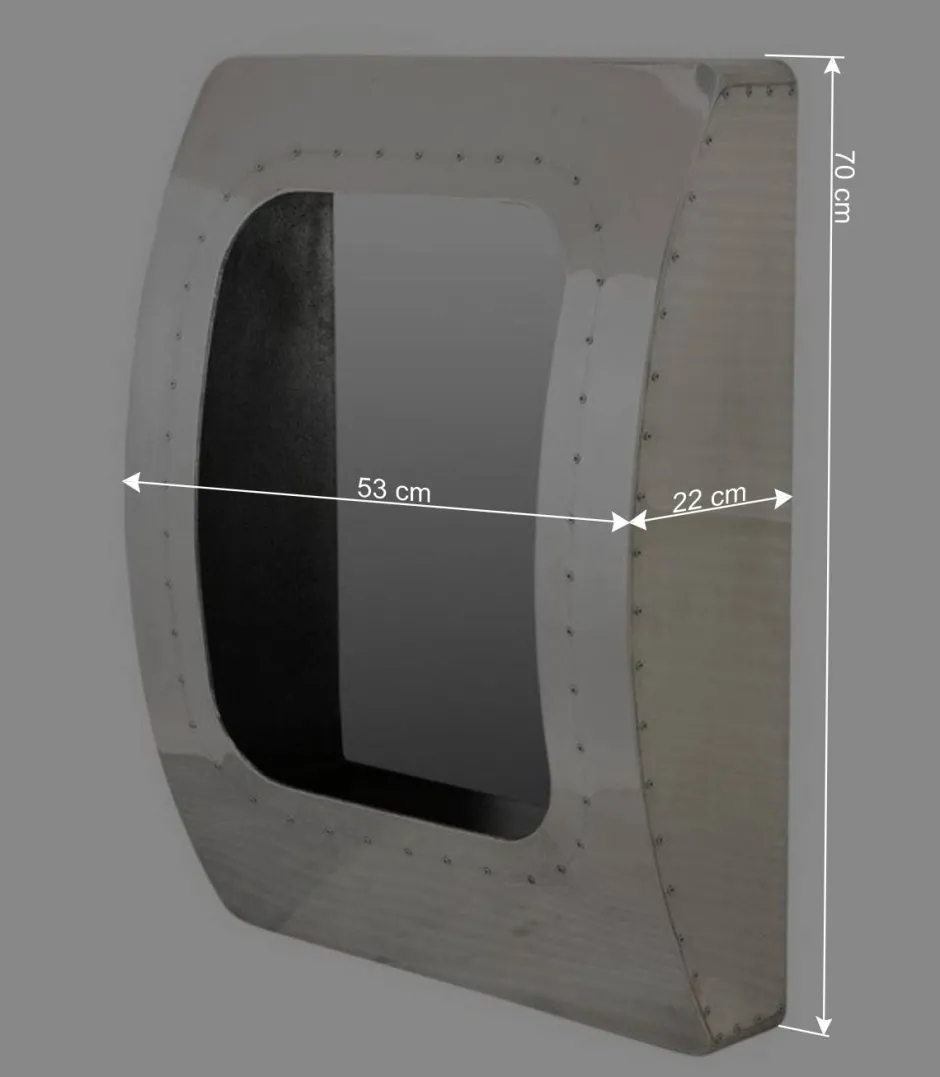 Wohnen Edle Design Flurmöbel in Silber - Pilot (sechsteilig)