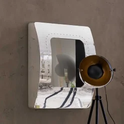 Wohnen Edle Design Flurmöbel in Silber - Pilot (sechsteilig)