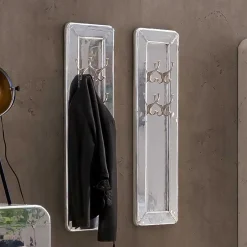 Wohnen Edle Design Flurmöbel in Silber - Pilot (sechsteilig)