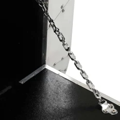 Wohnen Edle Design Flurmöbel in Silber - Pilot (sechsteilig)