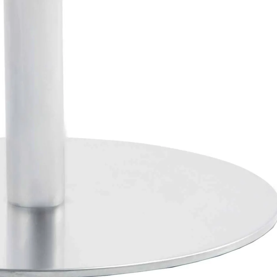 Edler Barstuhl aus Kunstleder in Grau - Viralus^Wohnen Best