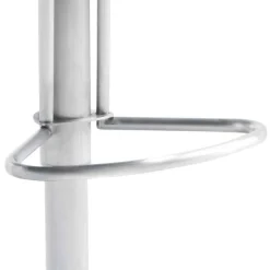 Edler Barstuhl aus Kunstleder in Grau - Viralus^Wohnen Best