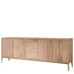 Edles Sideboard aus Wildeiche Bianco geölt - Lamia^Wohnen Discount