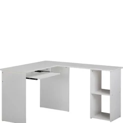 Wohnen EDV Schreibtisch mit Regal - Winkelform - Candyon