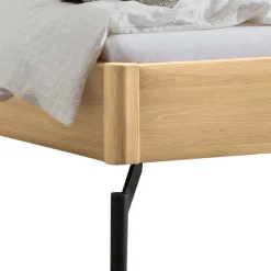 Ehebett Gestell in Eiche Hell - Quincey^Wohnen Sale