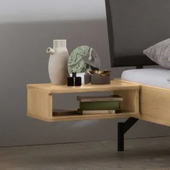 Ehebett Gestell in Eiche Hell - Quincey^Wohnen Sale