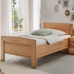 Eiche Einzelbett auch in Überlängen - Sendician^Wohnen Sale