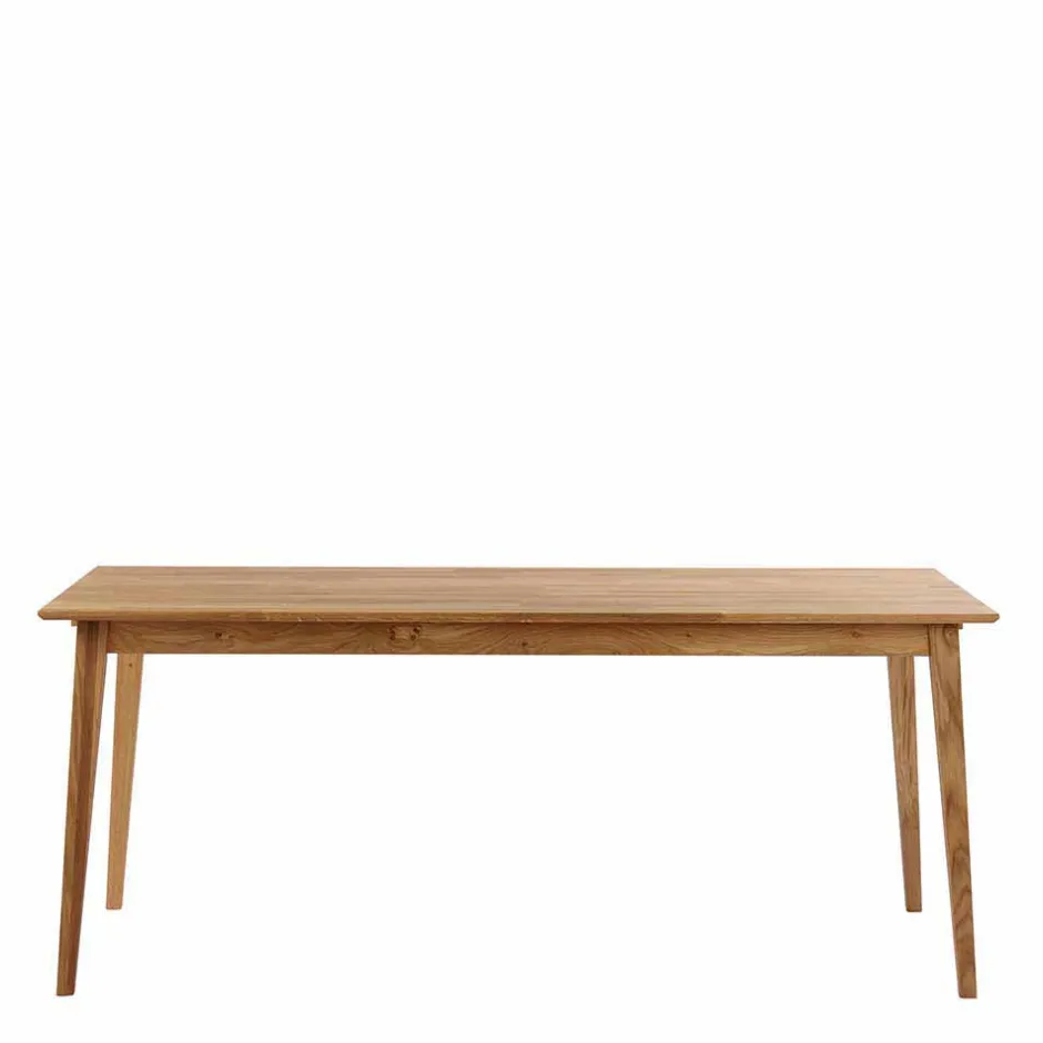 Eiche Esstisch & Stühle Grau - Number (siebenteilig)^Wohnen Outlet